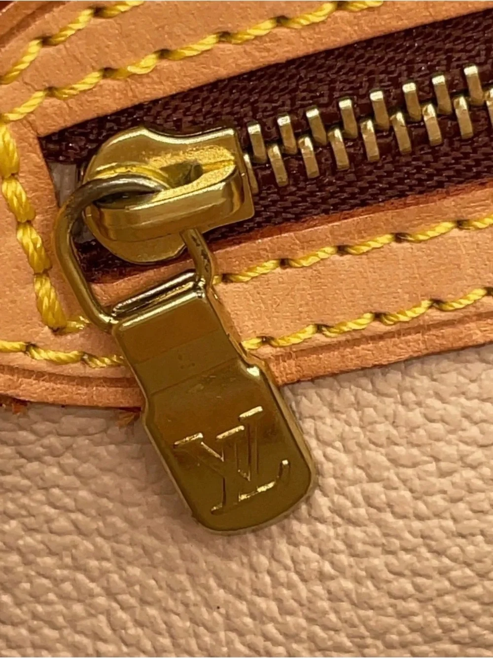 Louis Vuitton Brown Monogram Canvas PM Bucket Tote with Vachetta Handles